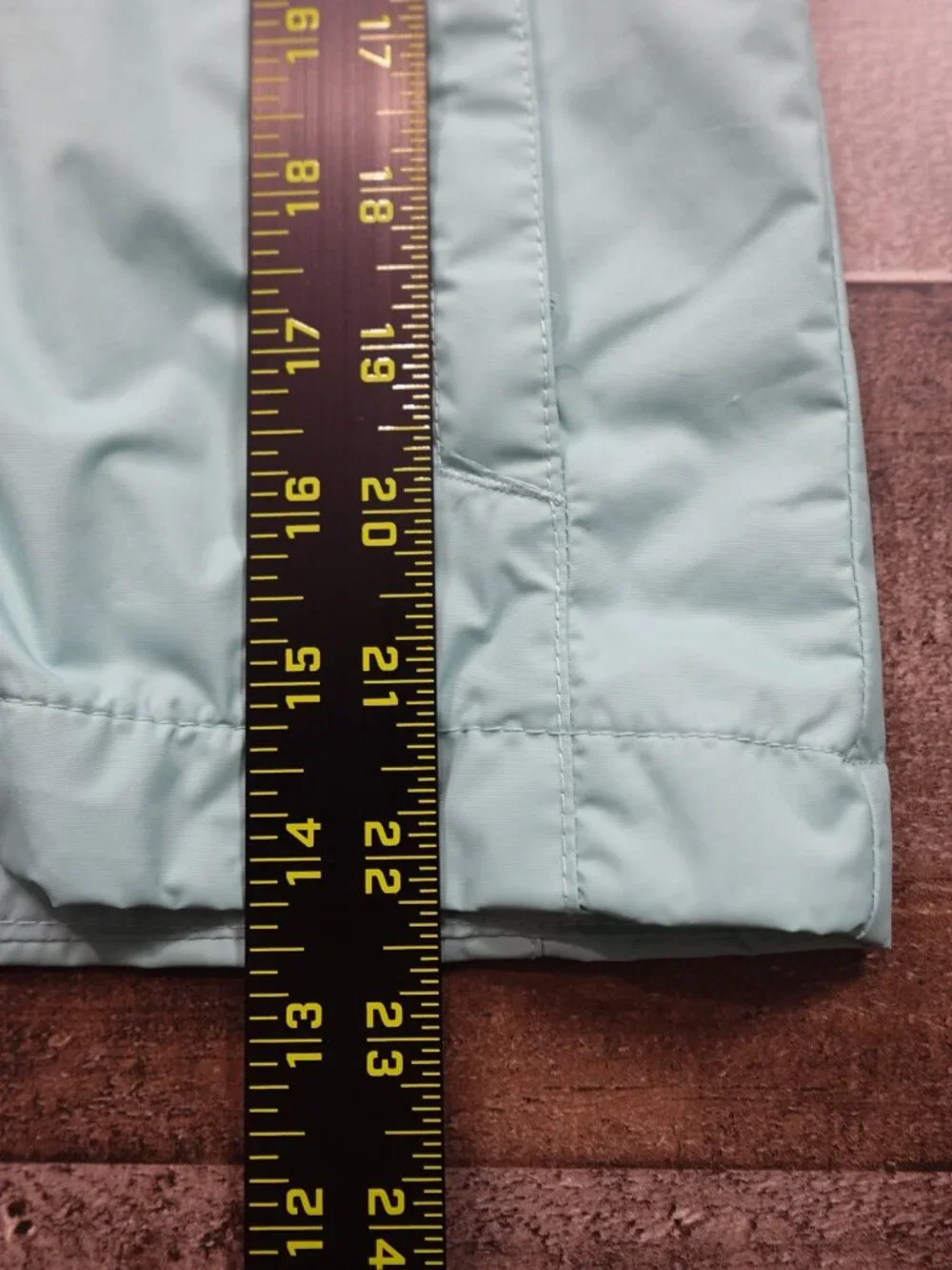 Columbia Omni-Tech Rain Jacket Girls Medium 10/12 Light Aqua Hooded